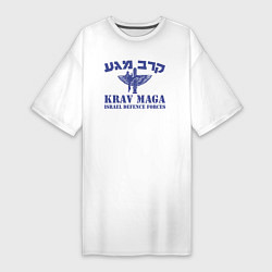 Женская футболка-платье Krav-maga emblem with wings