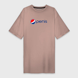 Женская футболка-платье Penis