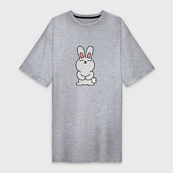 Женская футболка-платье Cute Rabbit