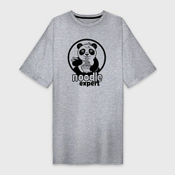 Женская футболка-платье Эксперт по лапше - панда