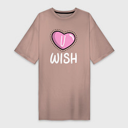 Женская футболка-платье U wish