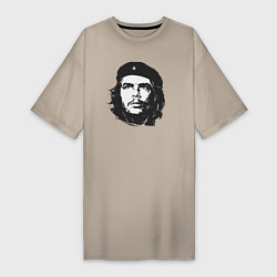 Женская футболка-платье Че Гевара - рисунок