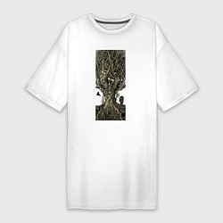 Женская футболка-платье Nest tree