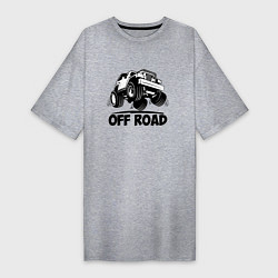 Женская футболка-платье Off road - Jeep Chrysler
