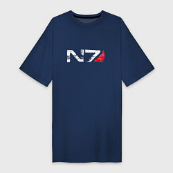 Женская футболка-платье Mass Effect N7 - Logotype