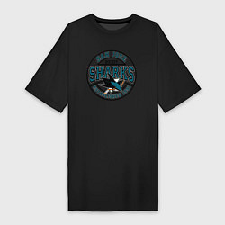 Женская футболка-платье San Jose Sharks