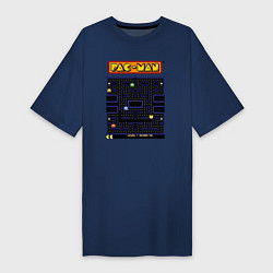 Женская футболка-платье Pac-Man на ZX-Spectrum