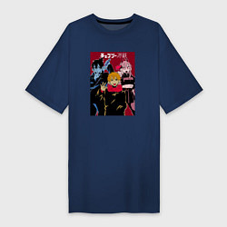 Женская футболка-платье Человек-бензопила Chainsaw Man Аниме