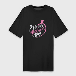 Женская футболка-платье Счастливого дня матери