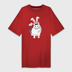 Женская футболка-платье Кролик Бендер - 2023