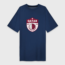 Женская футболка-платье Qatar - World Cup