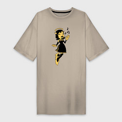 Женская футболка-платье Bendy - Ангел Алиса