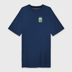 Женская футболка-платье Герб федерации футбола Аргентины