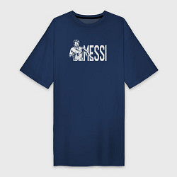 Женская футболка-платье Football Messi