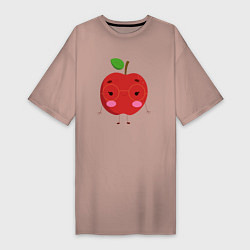 Женская футболка-платье Просто яблоко