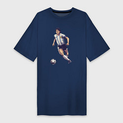 Женская футболка-платье Maradona football