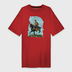 Женская футболка-платье Вахмистр Ахтырского гусарского полка 1811 - 1813 г