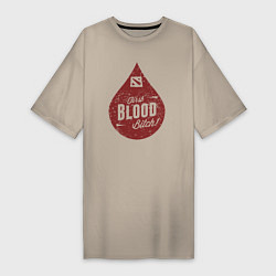 Женская футболка-платье Dota blood