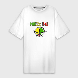 Женская футболка-платье Noize MC rap