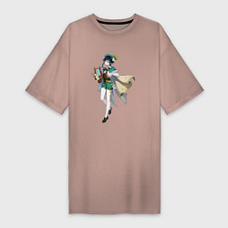 Женская футболка-платье Венти из Genshin Impact