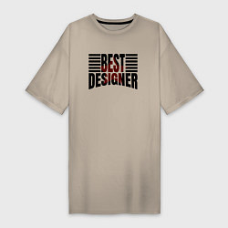 Женская футболка-платье Best designer и линии