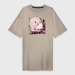 Женская футболка-платье Anime X Girl