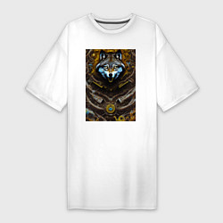 Женская футболка-платье Охота на волка