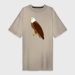 Женская футболка-платье Красивый орёл
