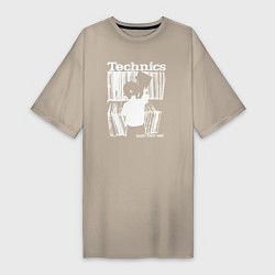 Женская футболка-платье Tichnics music
