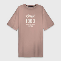 Женская футболка-платье 1983 ограниченный выпуск