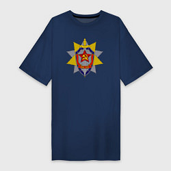 Женская футболка-платье ВЧК КГБ