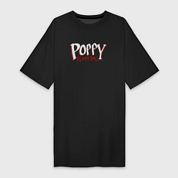 Женская футболка-платье Poppy Playtime лого