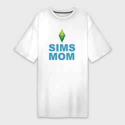 Женская футболка-платье Мама сима