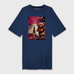 Женская футболка-платье MoMo - Плюшевый медведь на Красной площади в Москв