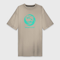 Женская футболка-платье Beastcoast logo