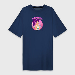 Женская футболка-платье Futurama: Капитан Лила