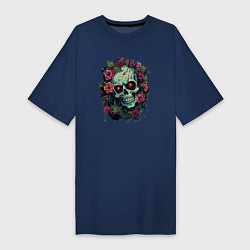 Женская футболка-платье Зомби из Цветов