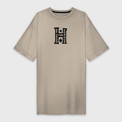 Женская футболка-платье Bring Me The Horizon emblem