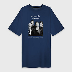 Женская футболка-платье Depeche Mode World Violation Tour Band