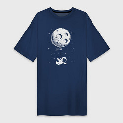 Женская футболка-платье Moon balloon