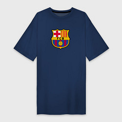Женская футболка-платье Barcelona fc sport