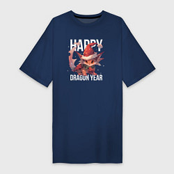 Женская футболка-платье Happy Dragon year