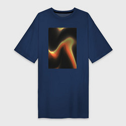 Женская футболка-платье Абтрактный геометрический 3д с волнами