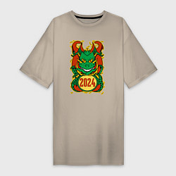 Женская футболка-платье Времена драконов: 2024