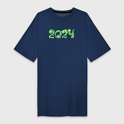 Женская футболка-платье 2024 год дракона