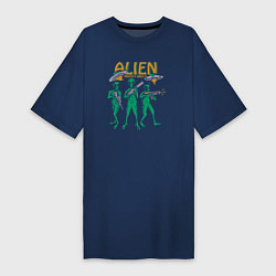 Женская футболка-платье Alien area
