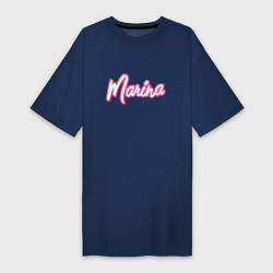 Женская футболка-платье Марина в стиле барби