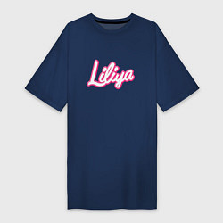 Женская футболка-платье Лилия в стиле барби
