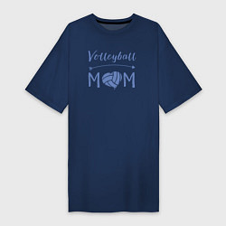 Женская футболка-платье Мама волейбола