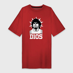 Женская футболка-платье Dios Diego Maradona